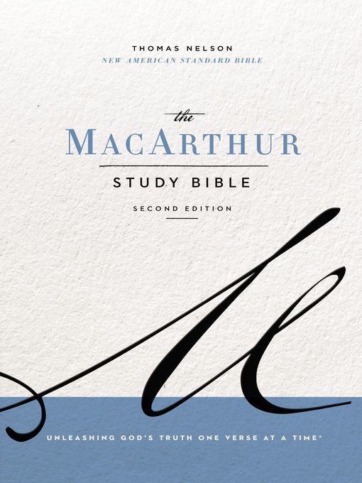 Title details for NASB, MacArthur Study Bible by John F. MacArthur - Available